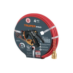 Combo manguera MAN-20X1/2X y pistola de riego PR-208, TRUPER