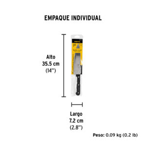 Alternative view of Cuchillo de chef 7" mango de polipropileno, PRETUL
