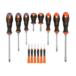 Juego de 8 desarmadores mango Comfort Grip y 6 de joyero