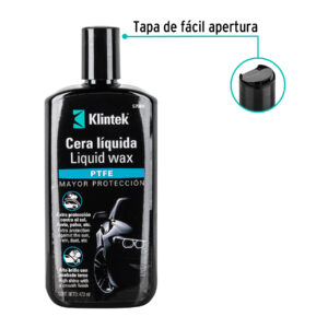 Alternative view of Cera líquida PTFE para auto, 473 ml, KLINTEK