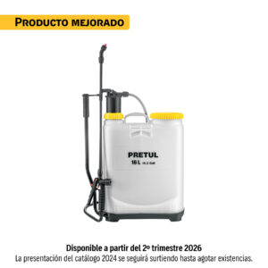 Fumigador de 16 L manual de mochila, PRETUL