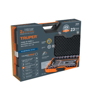 Juego de 23 herramientas cuadro 3/4" mm para mecánico