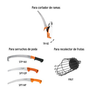 Alternative view of Mango telescópico de aluminio de 1.3 a 2.4 m, TRUPER