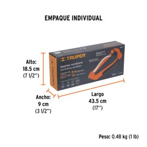 Alternative view of Aspersor oscilatorio, metal-plástico, TRUPER