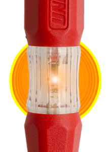 Destornillador Probador de Corriente  de  5" con Clip - Aislado 1000 Volts - UNIOR