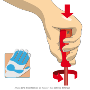 Alternative view of Juego de 6 destornilladores aislados VDE TBI en caja de cartón serie 603CS