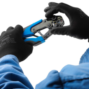 Alternative view of Juego de Alicate Prensa Terminales Con Grip para conexiones de cables con bocas intercambiables